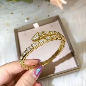 Gold Bracelet with Crystal Accents
